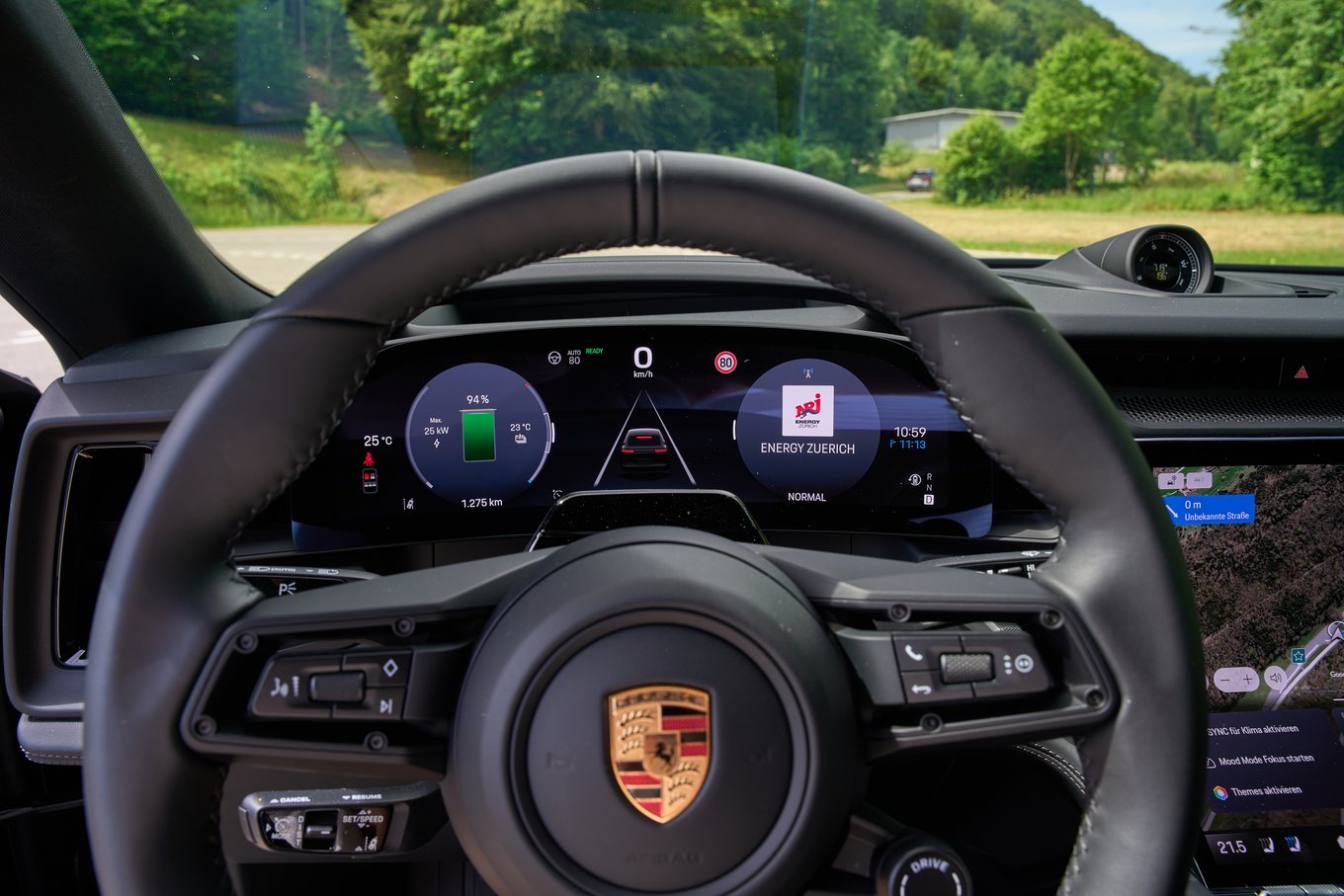 Porsche-typisch: Lenkrad, Verarbeitung, alles am richtigen Ort.